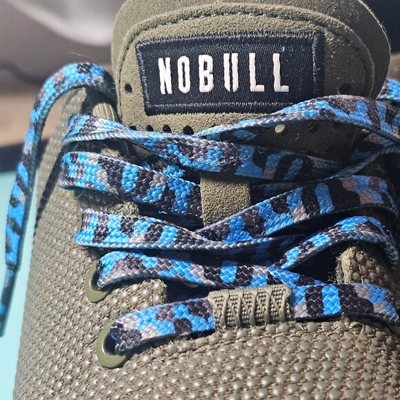 Nobull Olive and Blue Camo Radial Trainers W 6.5 - Picture 6 of 6